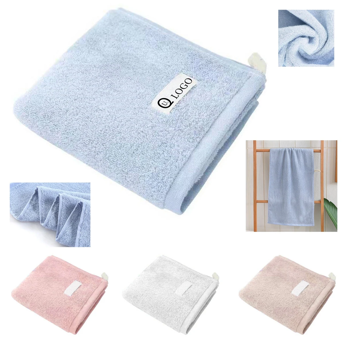 Bamboo Fibre Printed Towel 1