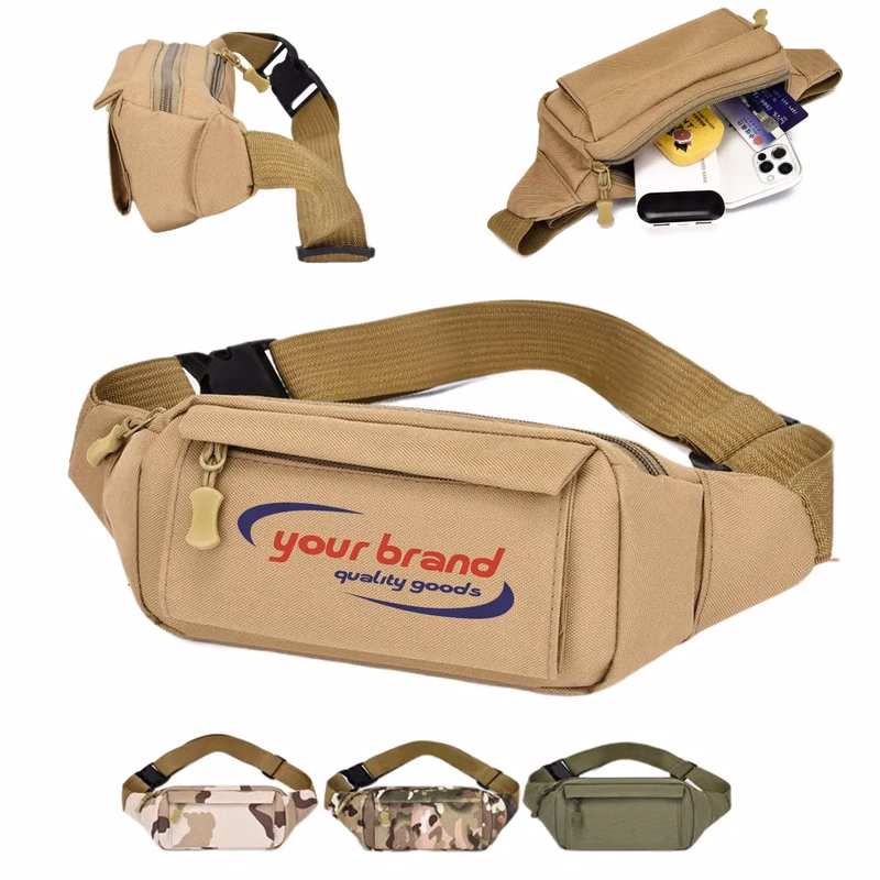Portable Nylon Outdoor Waist Bag Travel Shoulder