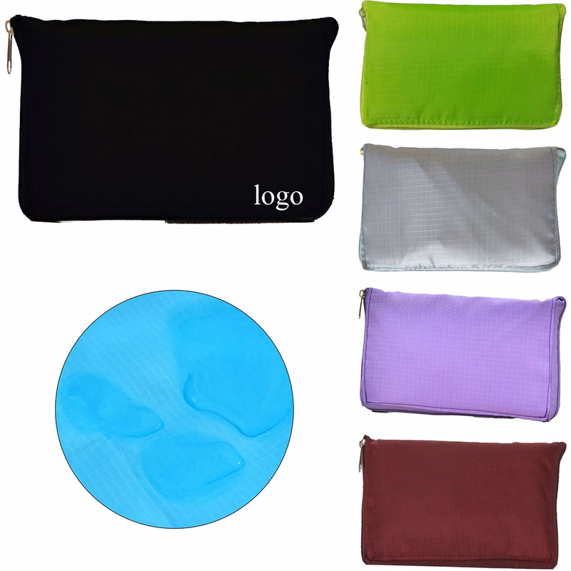 Compact Zipper Pouch Reusable Shopping Bag