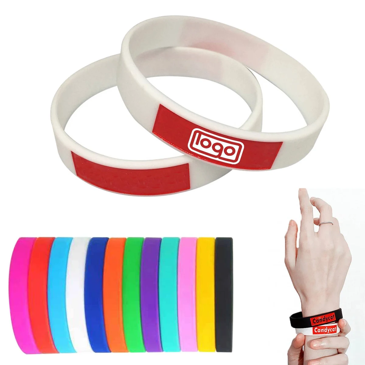 Custom Printed Silicone Wristbands 1