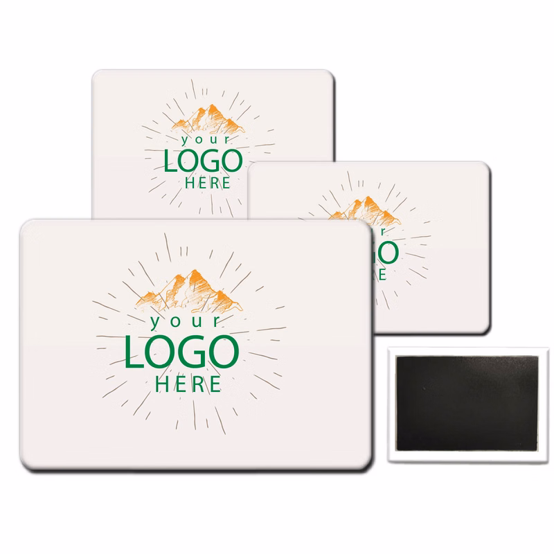 Full Color Rectangle Button w/ Magnet