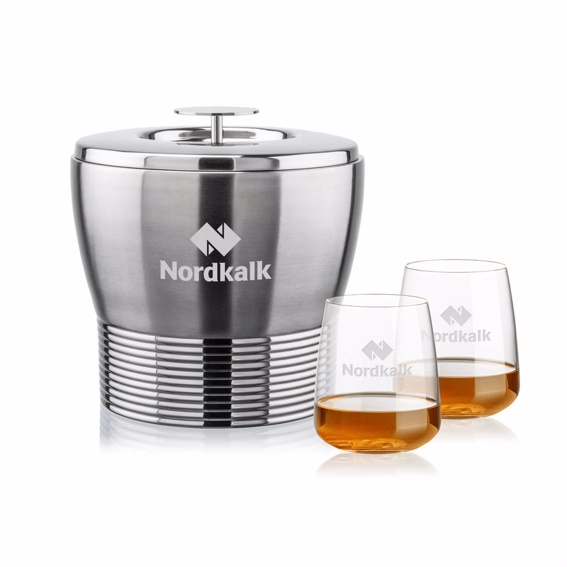 Genoa Ice Bucket & Dunhill On-the-Rocks Set