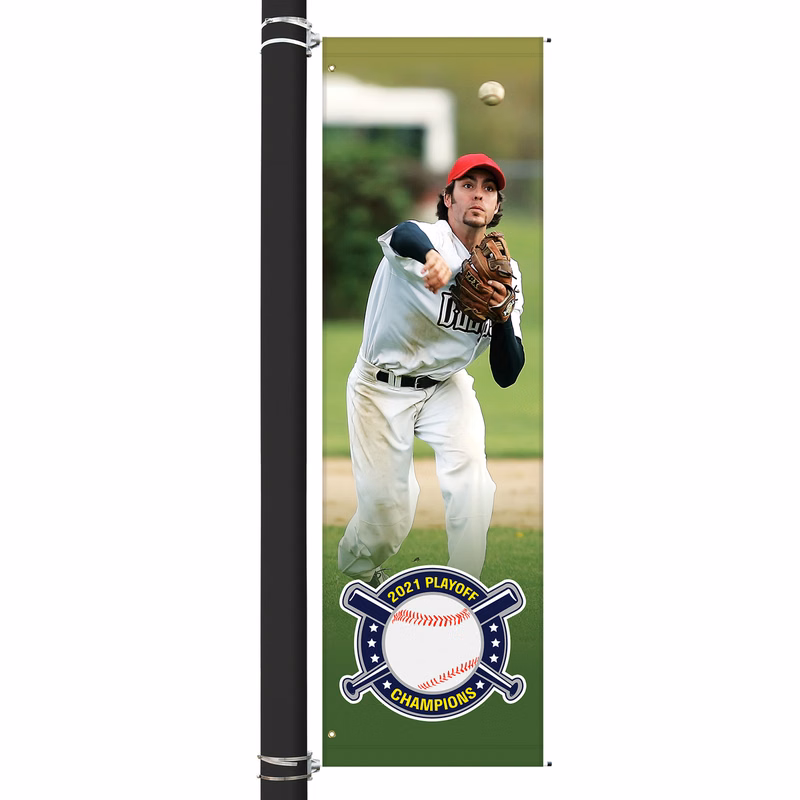 96" x 29" Custom Polyester Avenue Banner