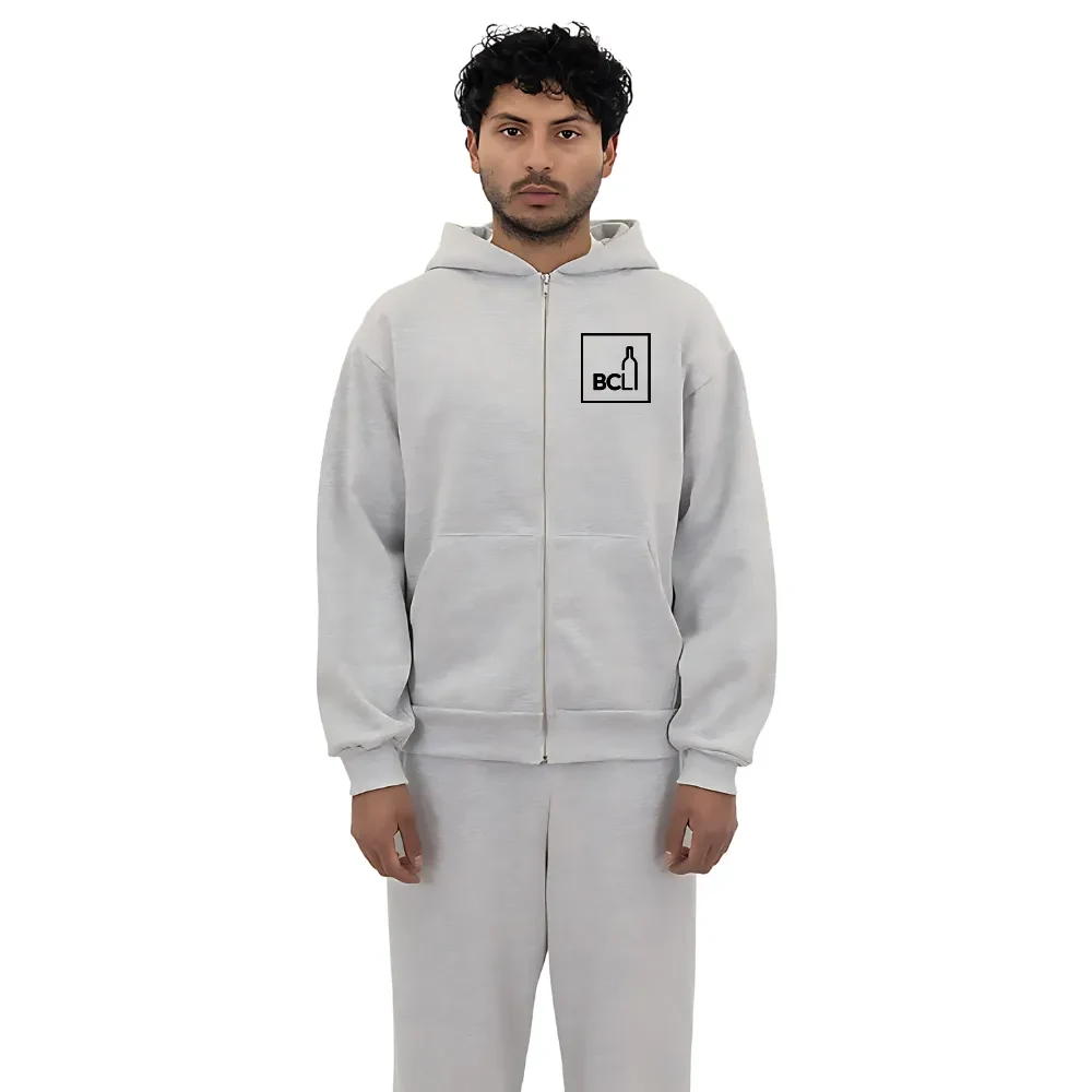 Long Sleeve Heavy Fleece Unisex Zip Up, custom hoodie or sweatshirt with logo imprint 1