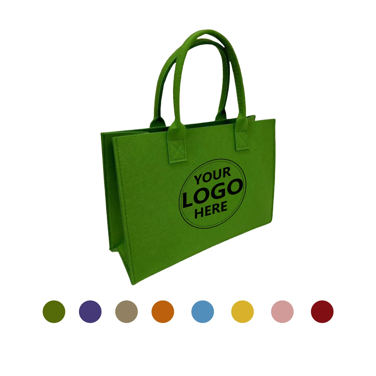 Spacious Felt Tote Bag 1