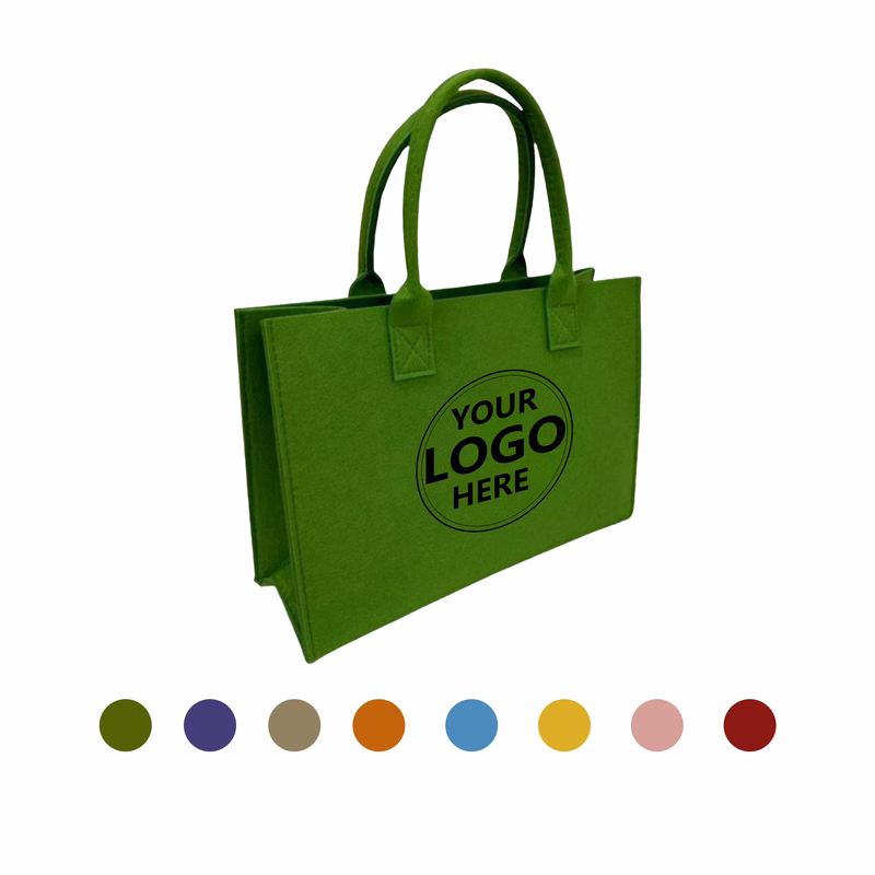 Spacious Felt Tote Bag