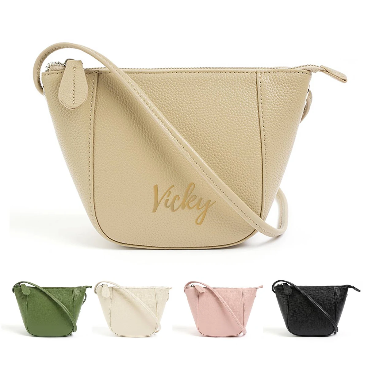 Genuine Leather Women's Crossbody Bag 1