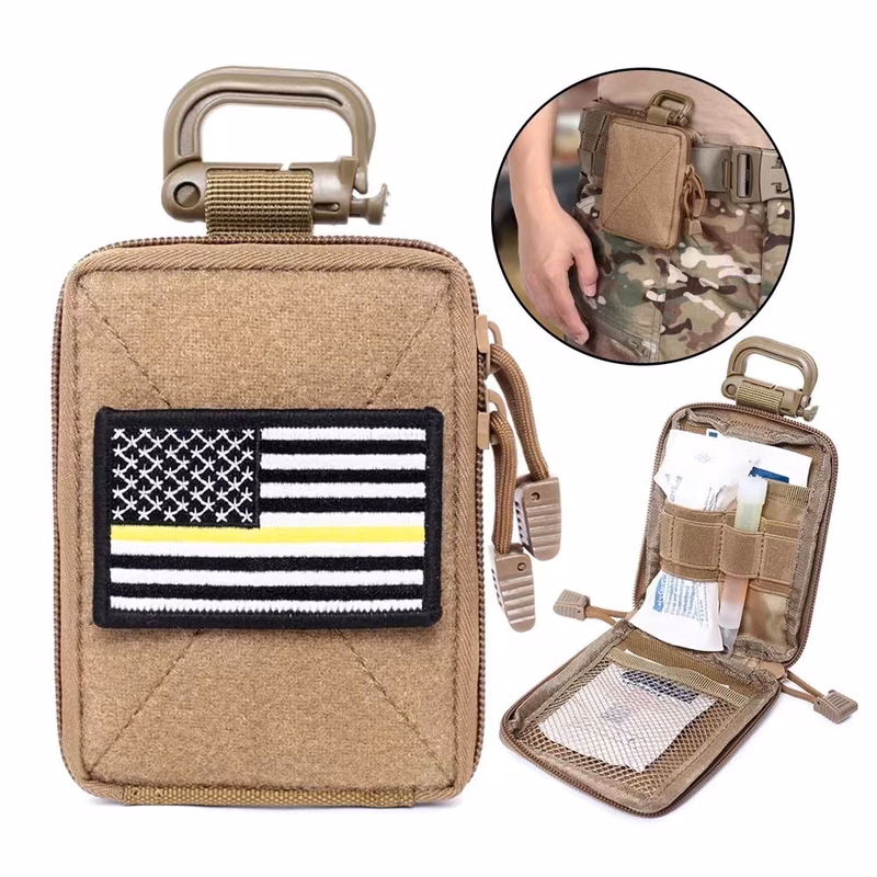 Tactical First Aid Compact Waterproof Zippered EDC Pouch