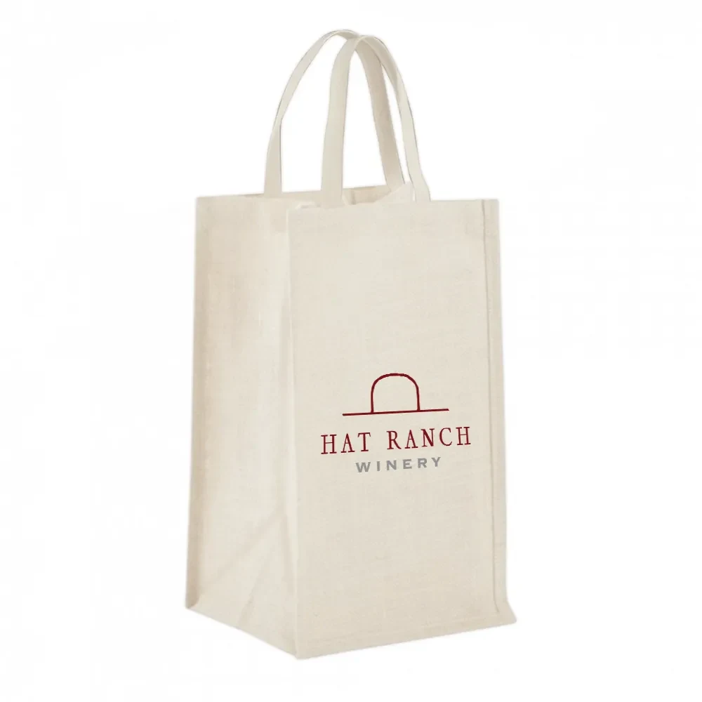 4-Bottle Heavy Cotton Canvas Tote 1