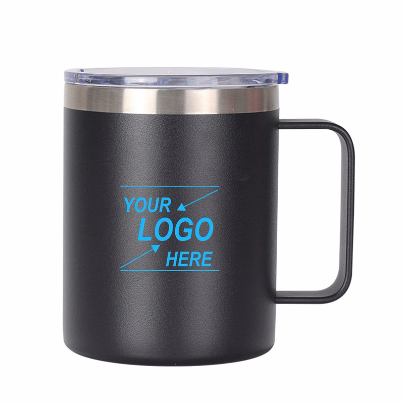 12 Oz. Powder Coated Stainless Steel Camping Mug