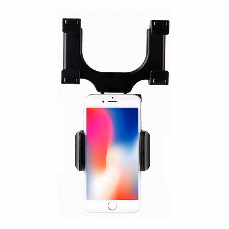 Rear View Mirror Phone Mounts - Black 15 Count