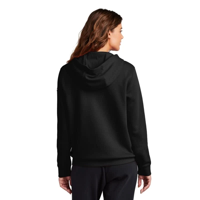 Nike Ladies Club Fleece Sleeve Swoosh Full-Zip Hoodie, custom hoodie or sweatshirt with logo imprint 1