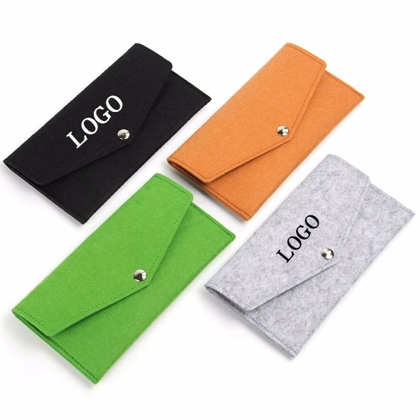 Felt Wallet Money Phone Bag