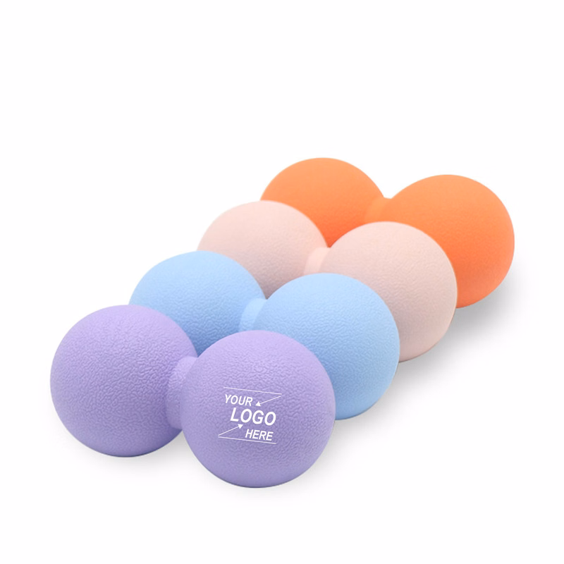 Silicone Double Muscle Massage Peanut Yoga Ball