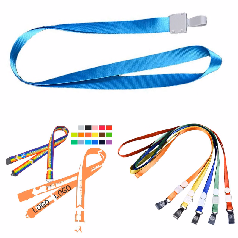 3/4" Full Color Lanyard w/ Safety Breakaway