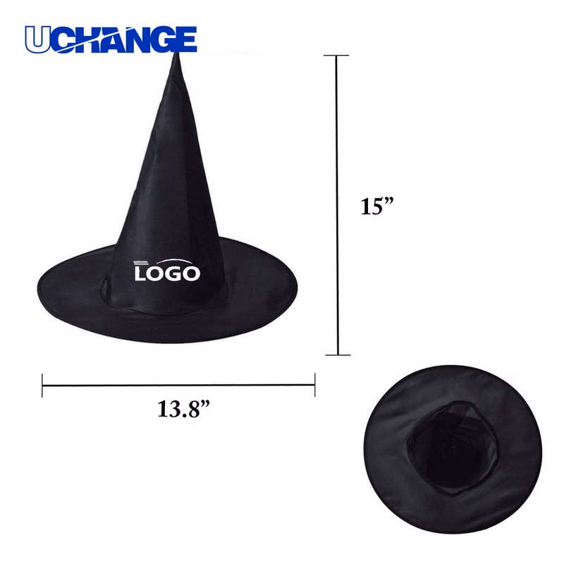 Black Oxford Witch Hat Costume