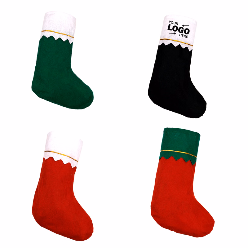 Assorted Color Christmas Stockings for Holiday Decoration
