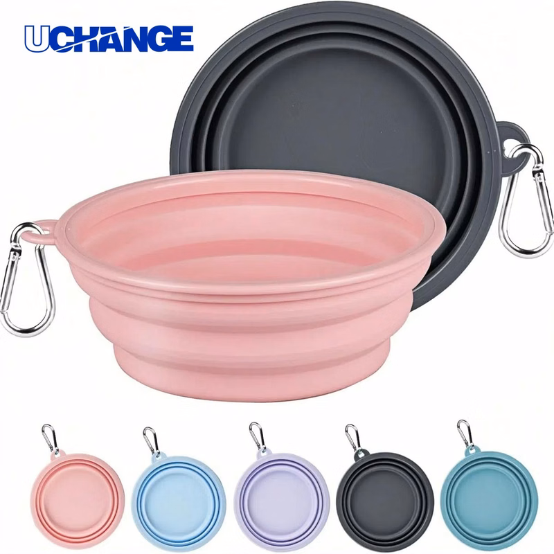 22oz Outdoor Folding Pet Bowl Dish