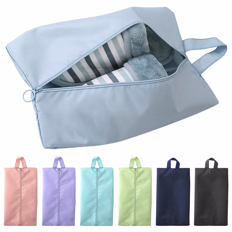 Storage Bags with Zipper & Handle for Shoes
