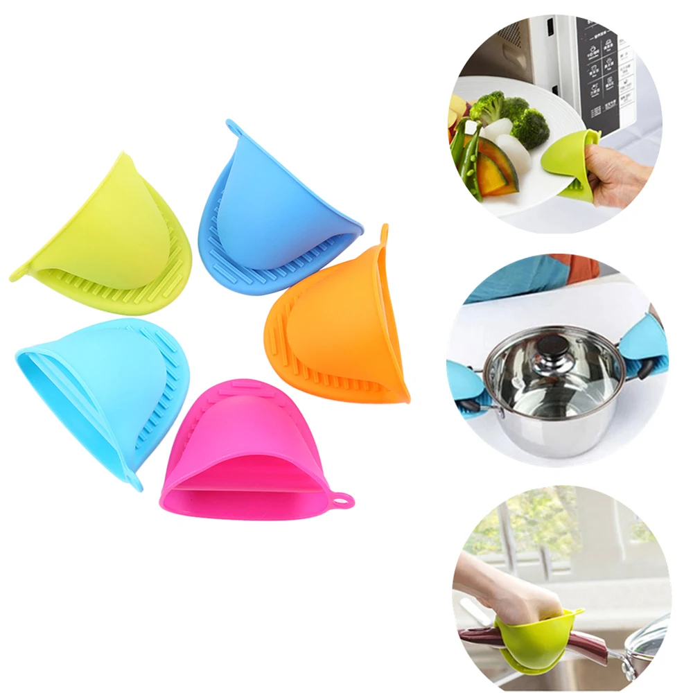 Silicone Heat Resistant Mini Oven Cooking Pinch Mitts 1