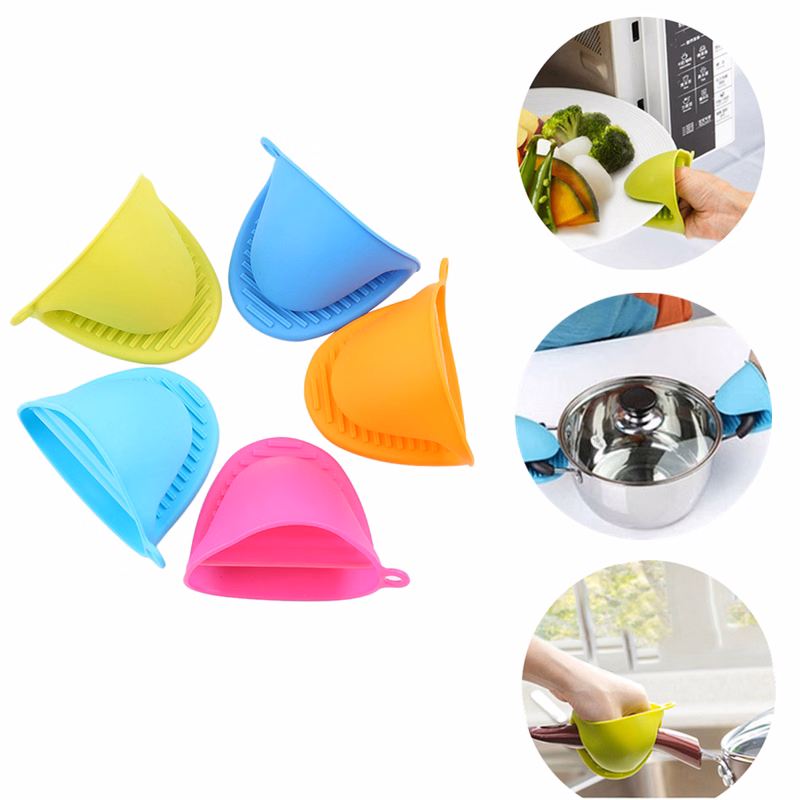 Silicone Heat Resistant Mini Oven Cooking Pinch Mitts