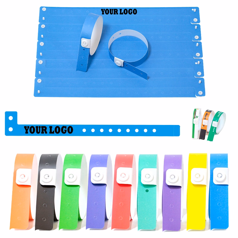 PVC Disposable Snap Closure Identification Wristband