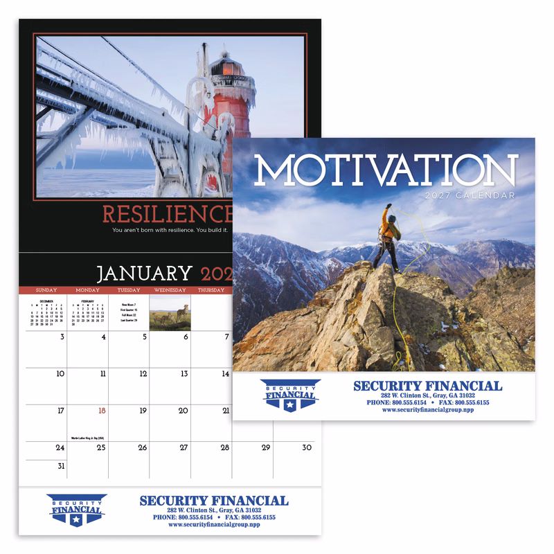 HotLine® Products Motivation Appointment Calendar (Motivational Quotes) - Stapled