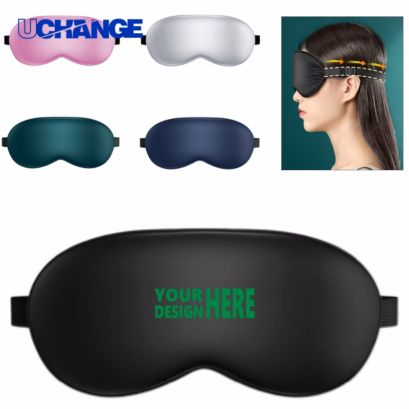 Two-Sided Imitation Silk Light-Blocking Eye Mask
