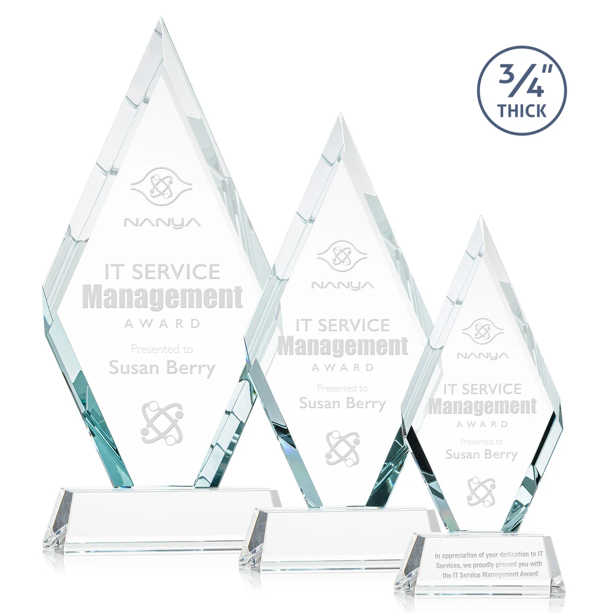 Richmond Award on Newhaven Base - Clear 1