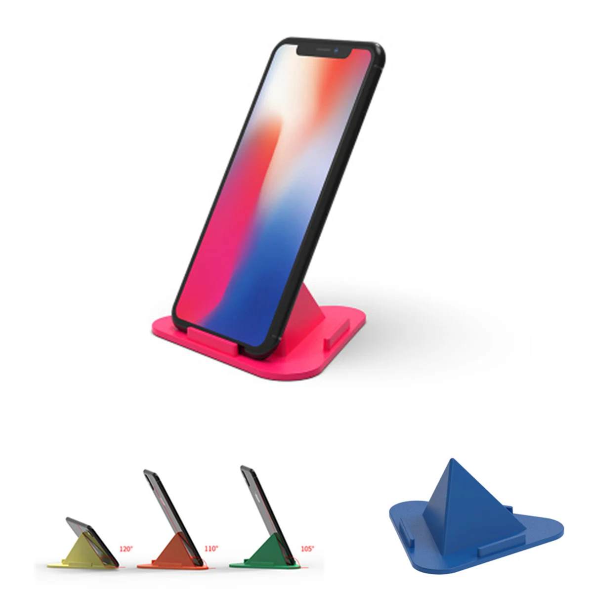 Multi-Angle Pyramid Cellphone Bracket With Anti-Slip Design 1