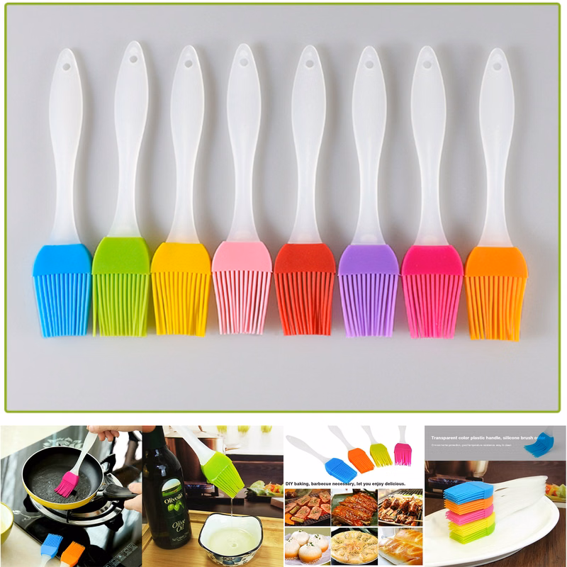 Heat Resisting Silicone BBQ Basting Oil Brush