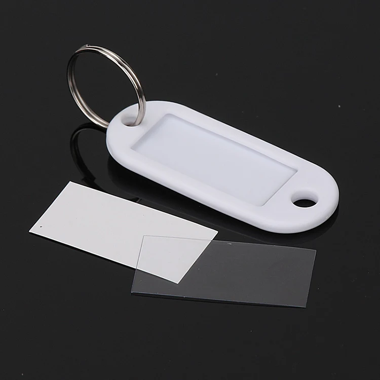 Key Tag with Label Window 1