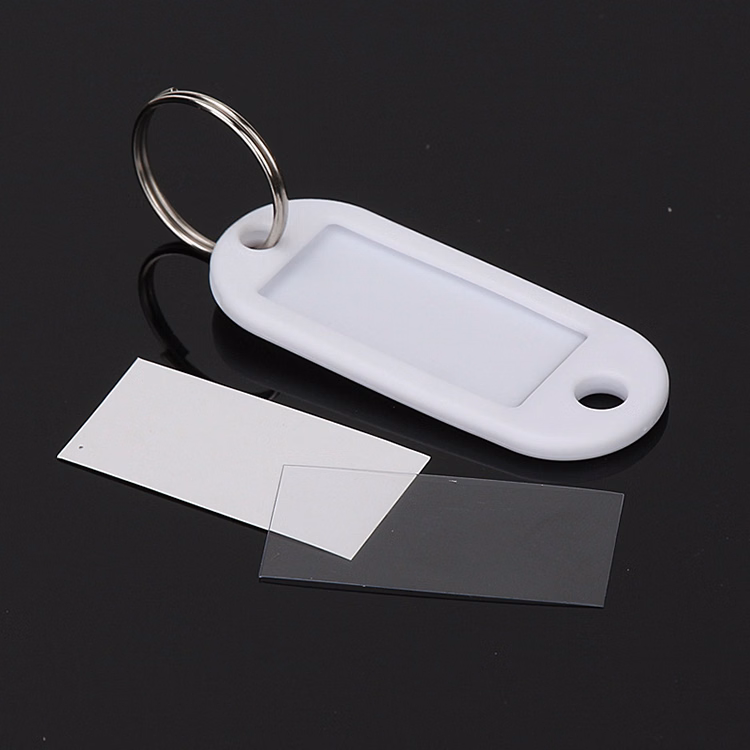 Key Tag with Label Window