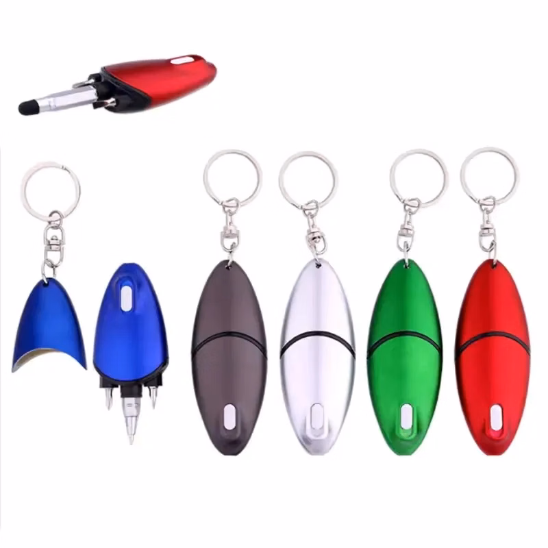 Ballpoint Pen With Flashlight Screwdriver