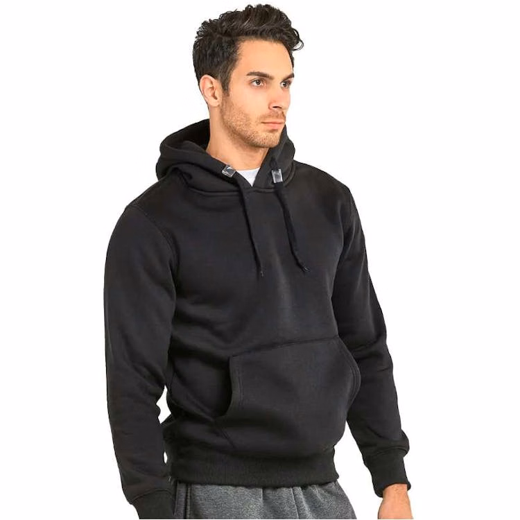 Men's Heavy Weight Hoodies Black 3X