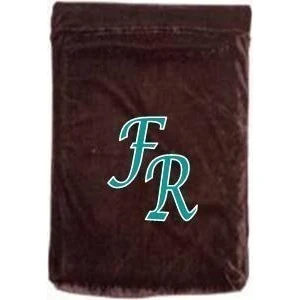 Fold-Over Embroidered Velvet Bag 1