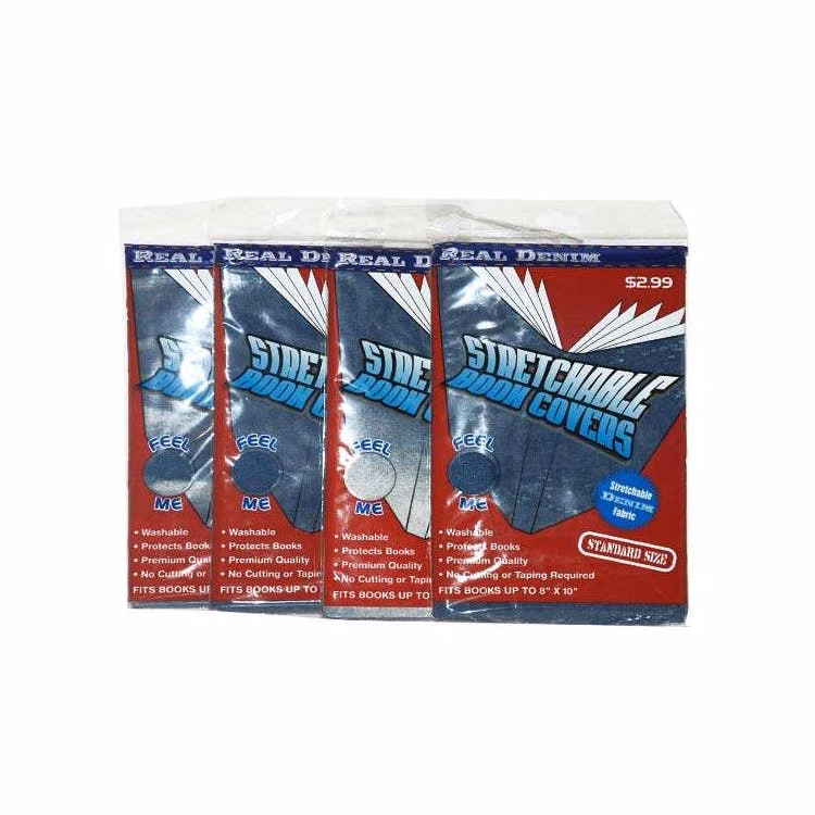 Stretchable Book Covers - Assorted Denim Fabrics