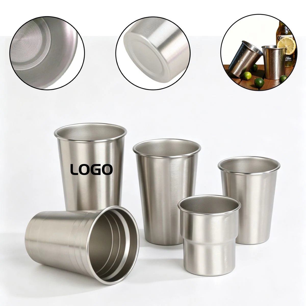 Stackable Eco Friendly Beer Drinking Mug for Camping Picnic 1