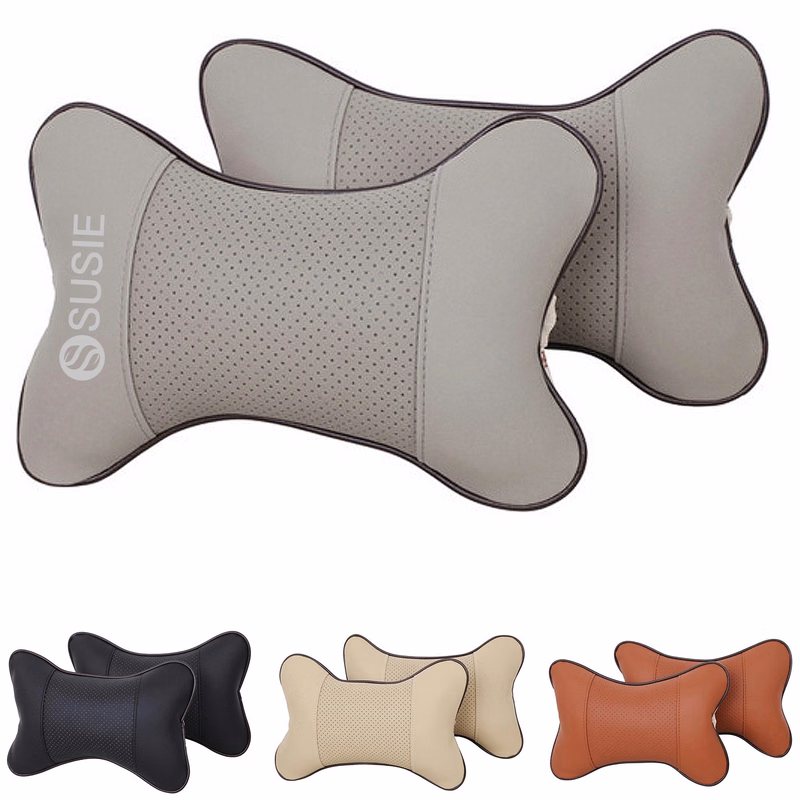 Pu Leather Car Neck Pillows
