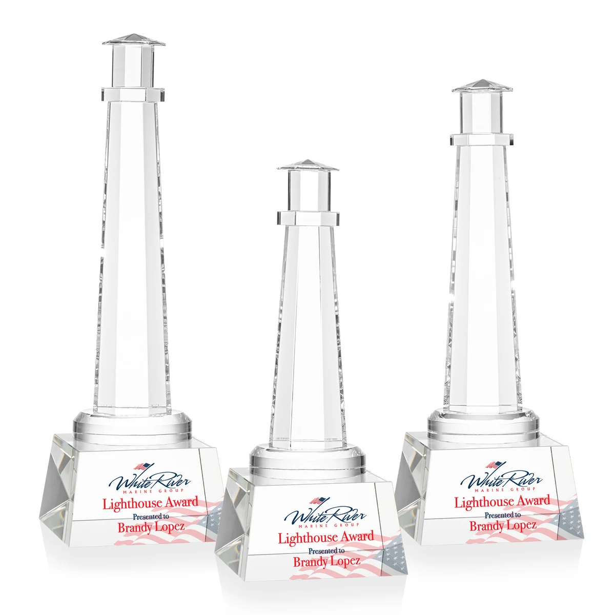 Lighthouse VividPrint™ Award on Robson Base 1