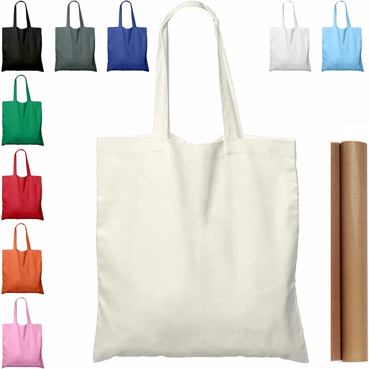 Grocery Reusable Shopping Bags, custom tote bag with logo imprint 1