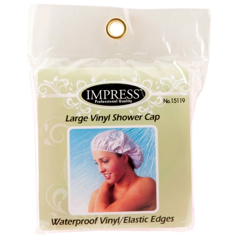 Large Shower Caps - Vinyl Waterproof 1