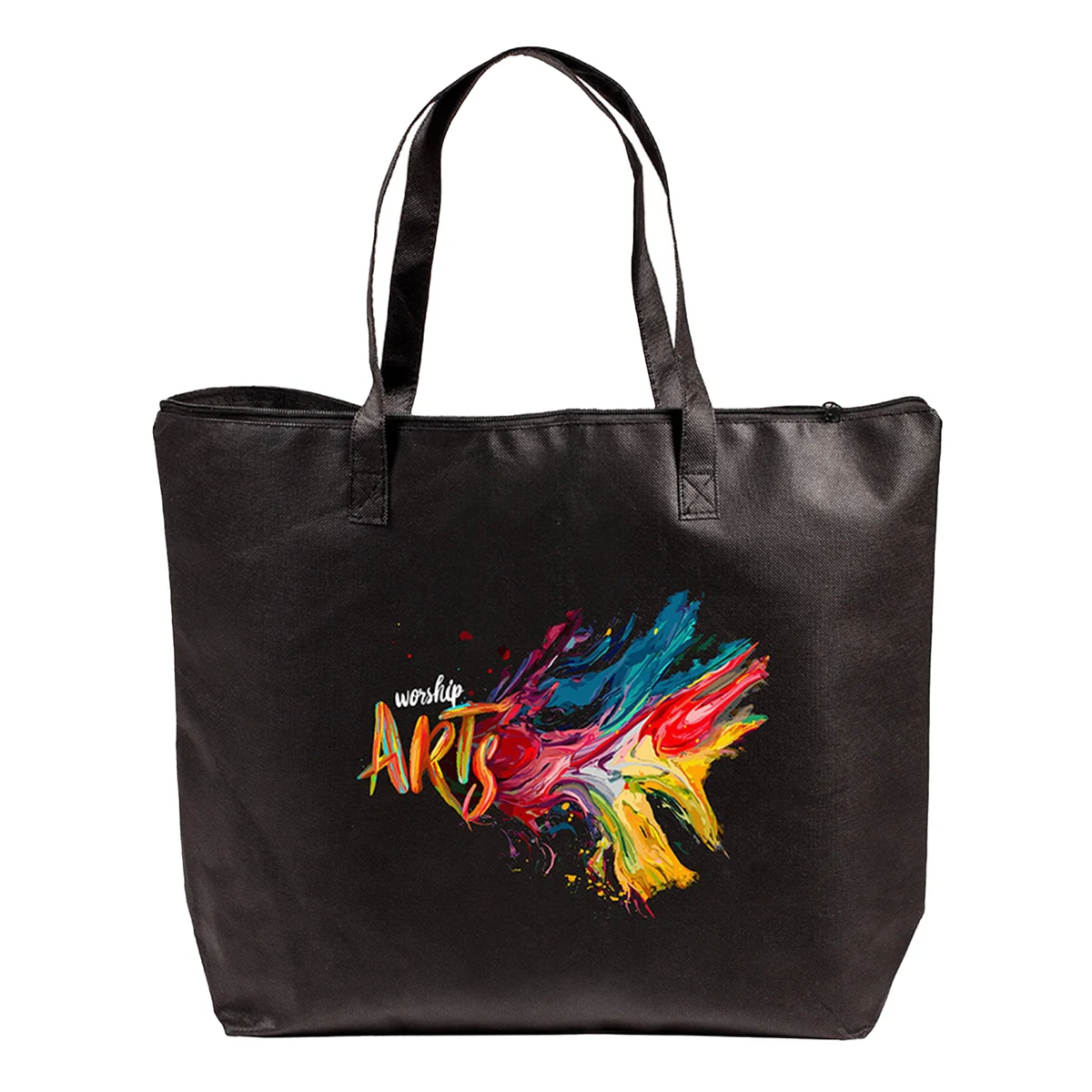Non-Woven Zippered Tote Bag 1