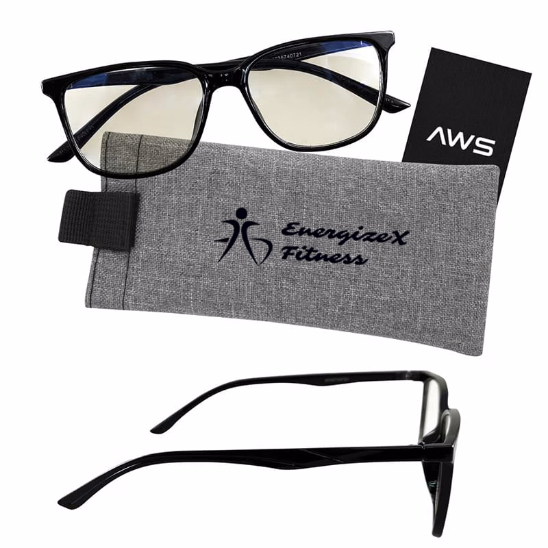 AWS Blue Light Blocking Glasses With Pouch