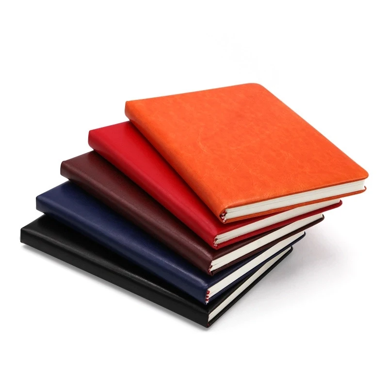 Customized A5 Thick PU Leather Cover Journal Notebook 1
