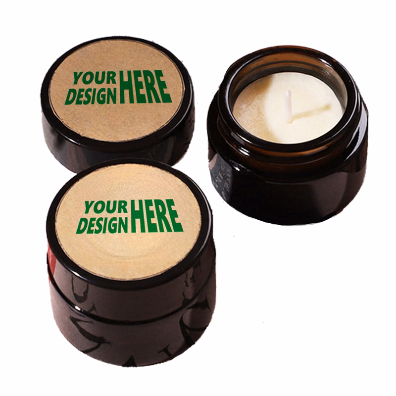 MOQ 50 Custom Vintage Scented Tealight Candle Set