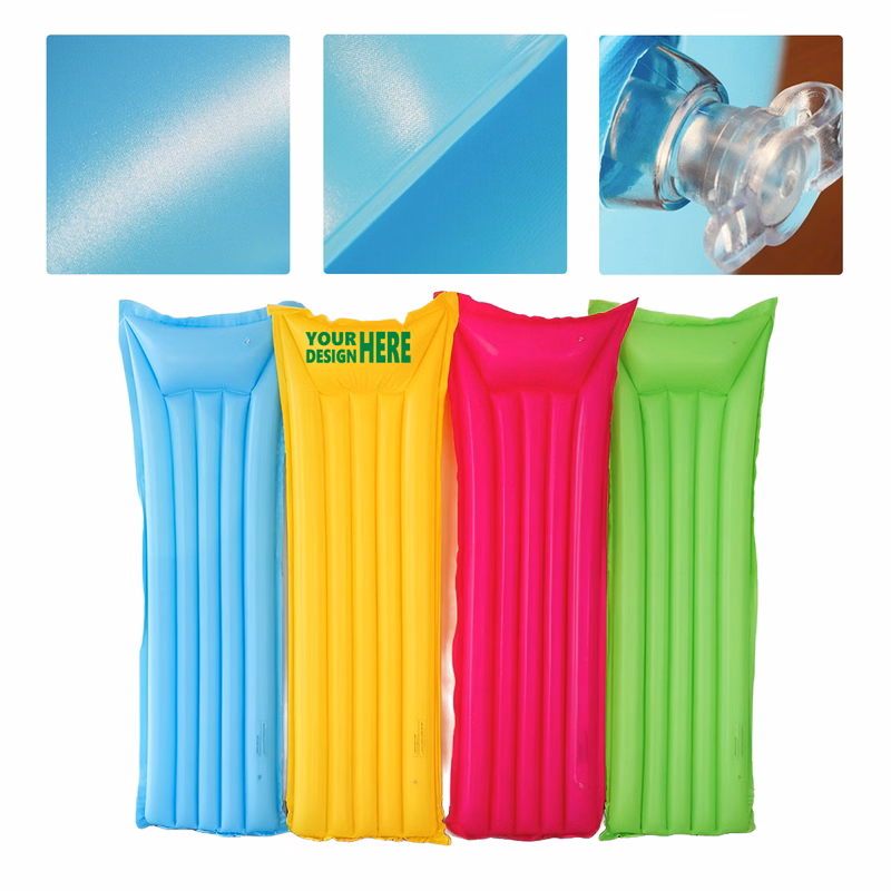 MOQ 50 Comfortable Inflatable Lounge Mattress for Poolside Fun