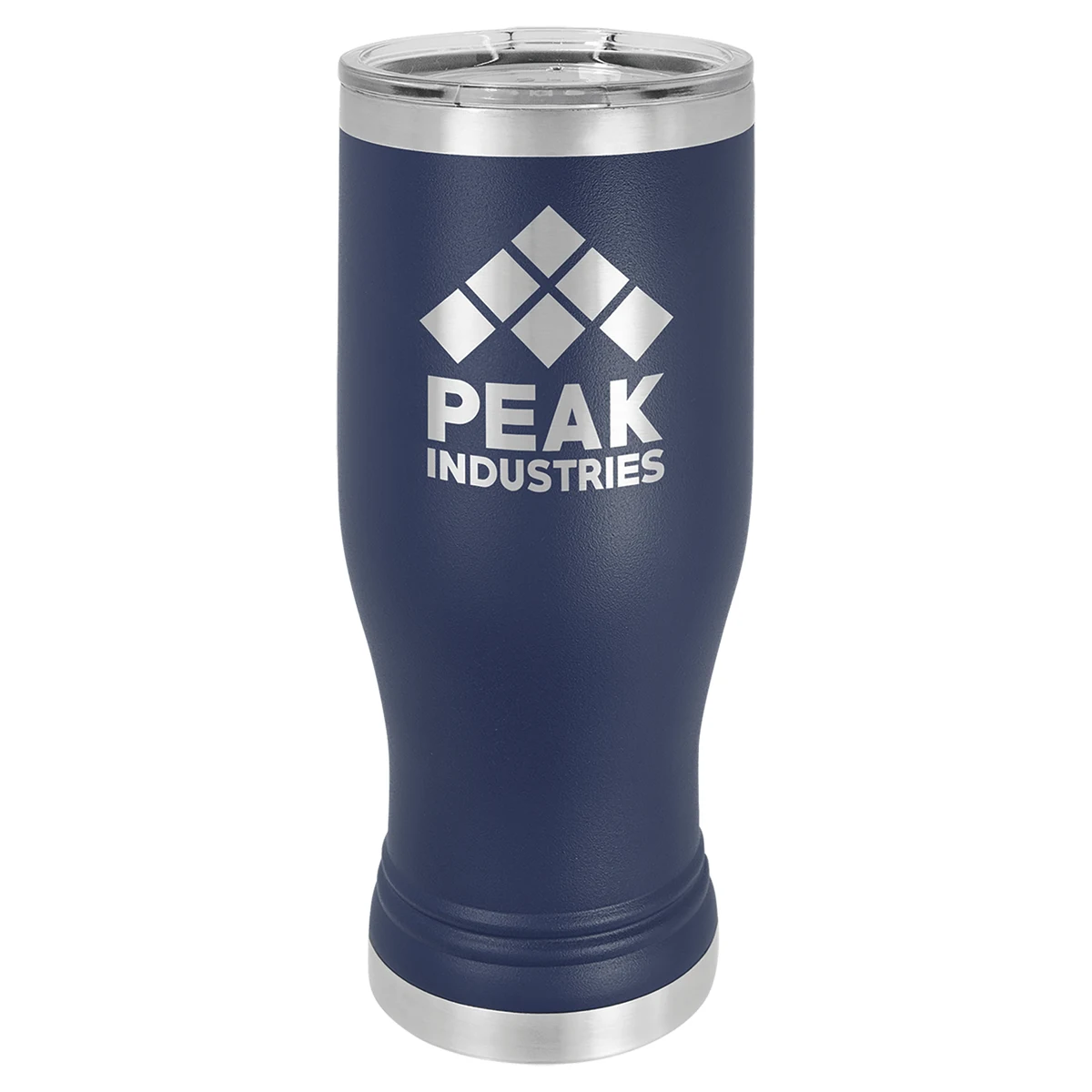 Polar Camel Navy Blue 20 oz. Pilsner with Clear Lid 1