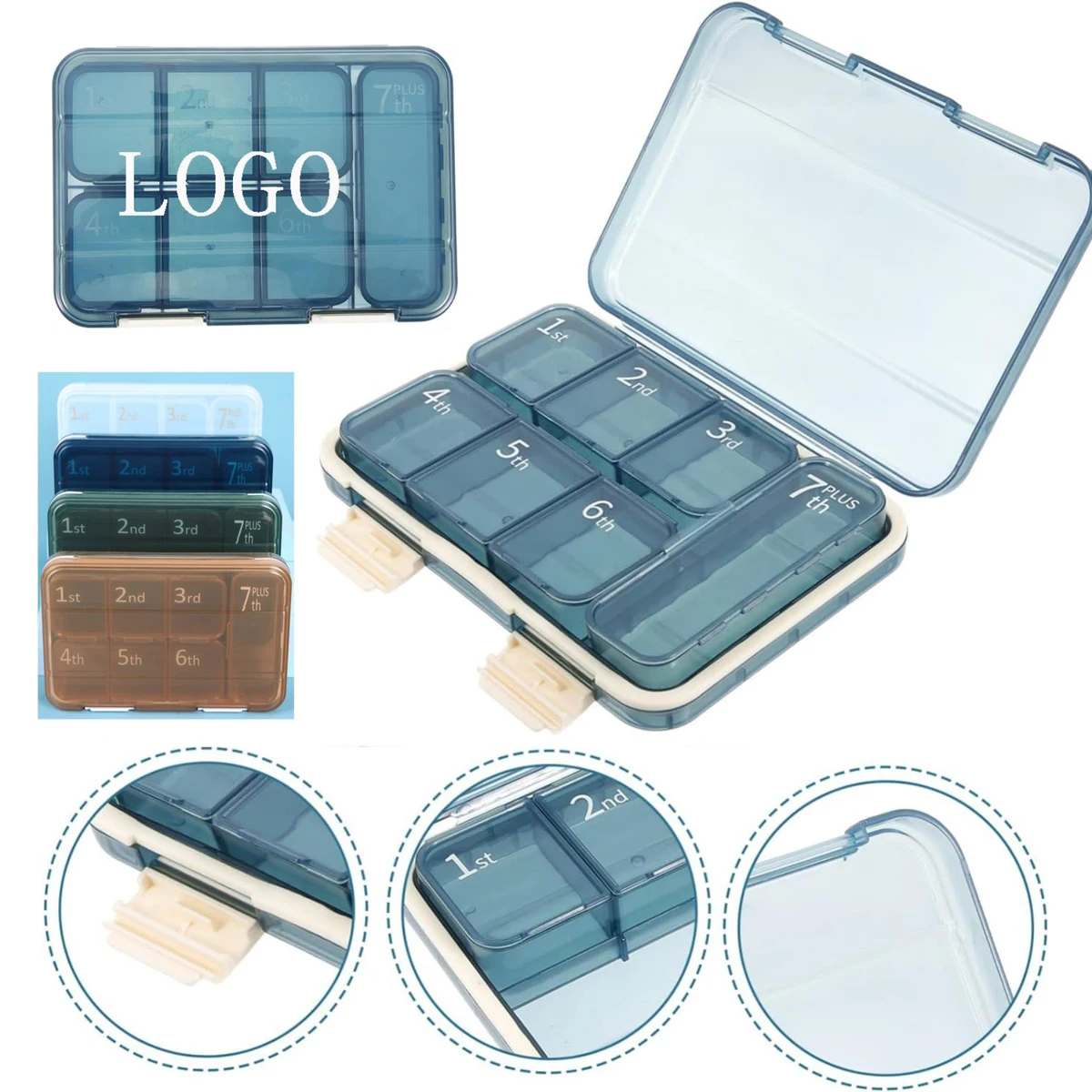 Weekly Pill organizers Box 1