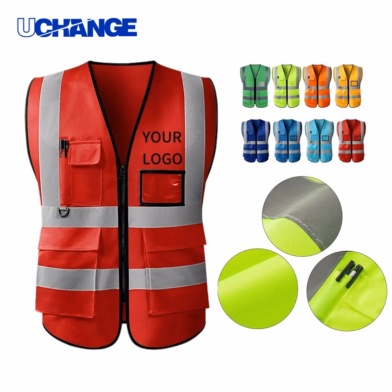 Reflective Pocket Vest for Job Sites
